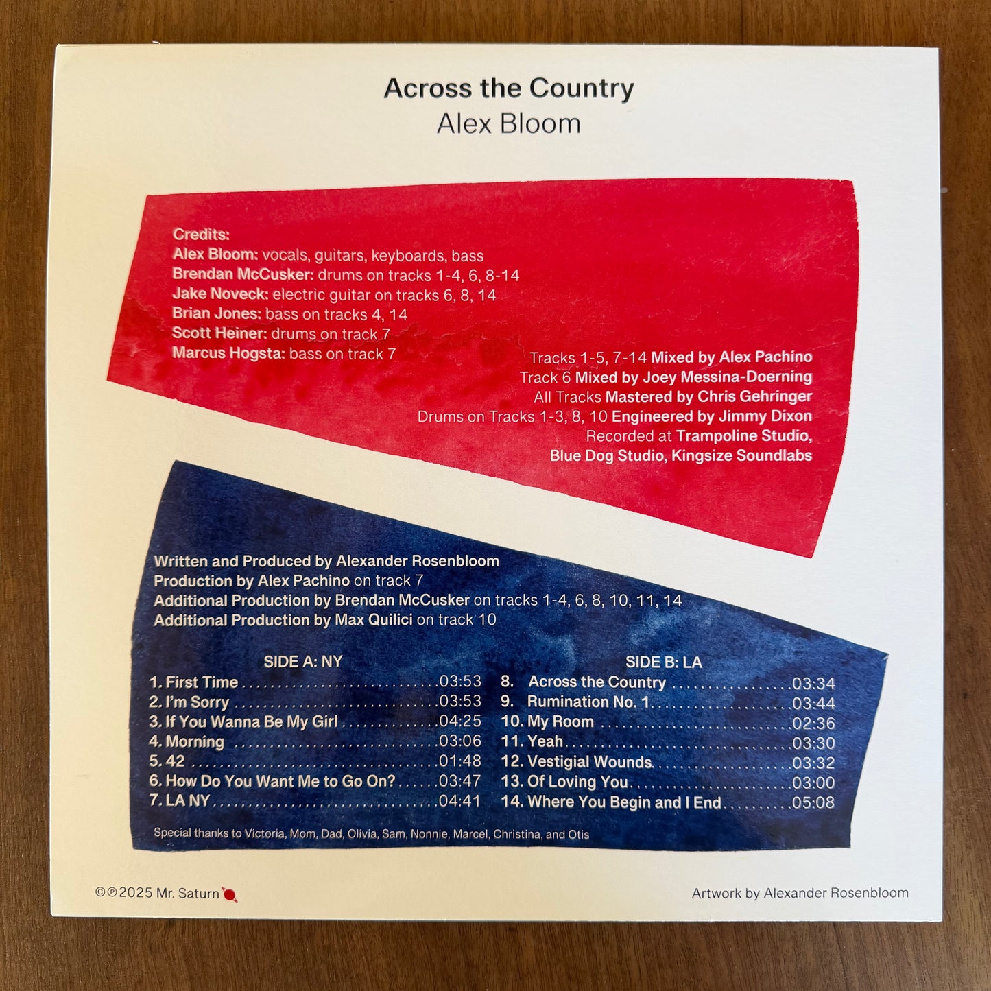Across the Country - Album Vinyl