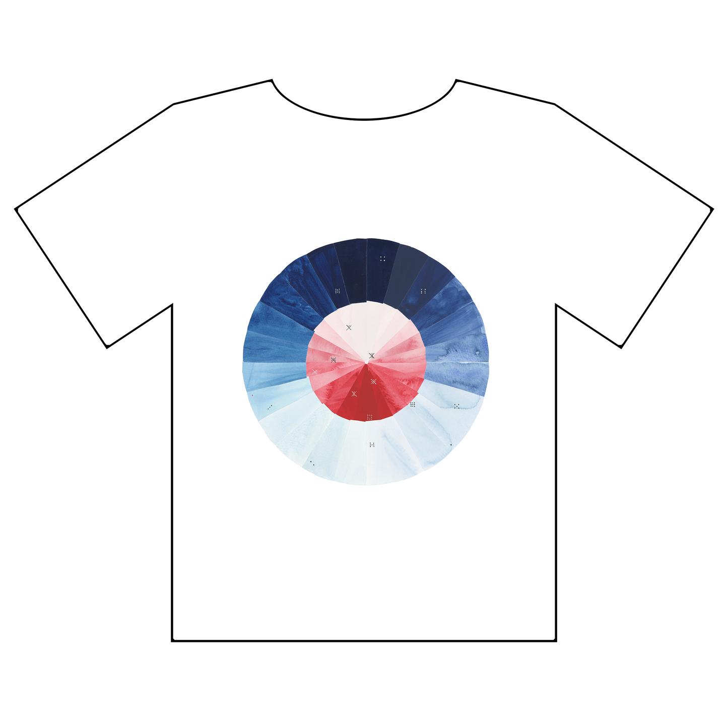 Short Sleeve T Shirt - Across the Country Album Art